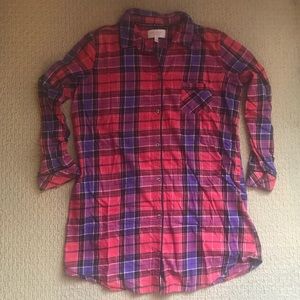 Victoria’s Secret Flannel Sleepshirt